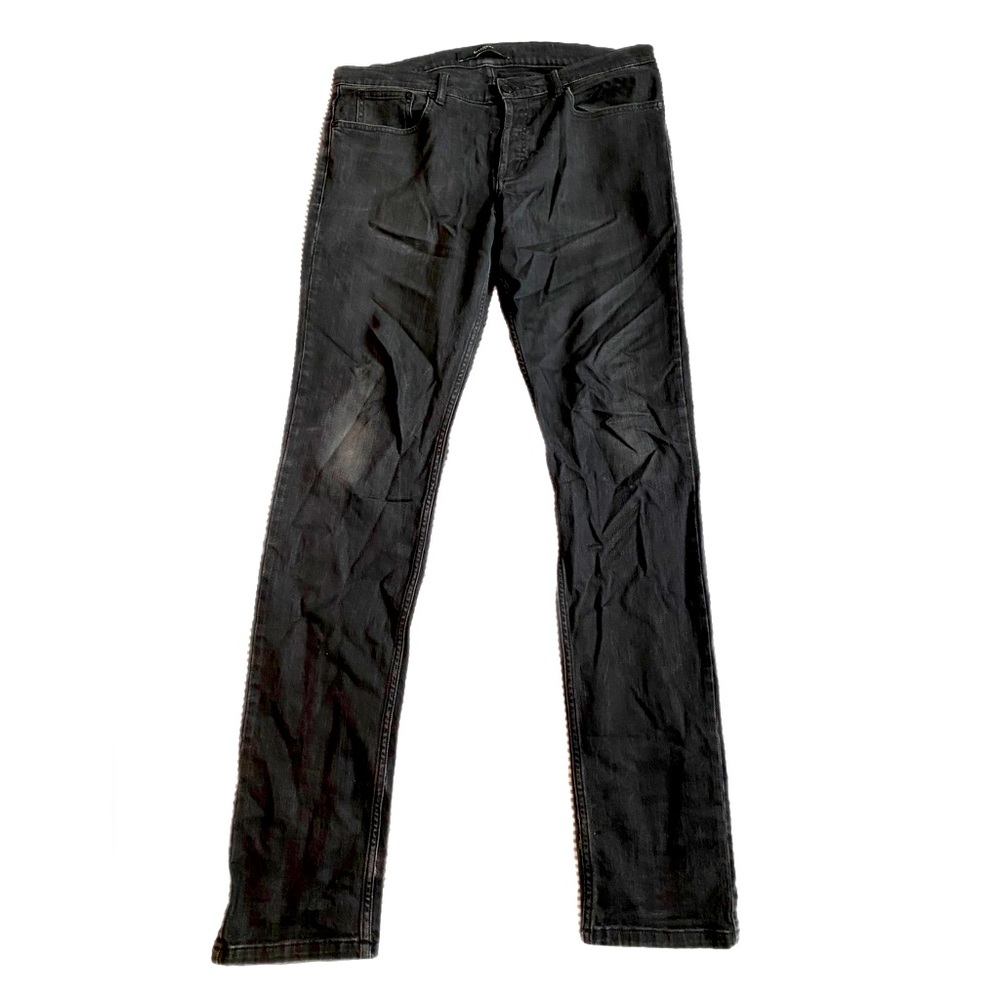 Givenchy Men’s Stretch Denim Tapered Slim Black Jeans